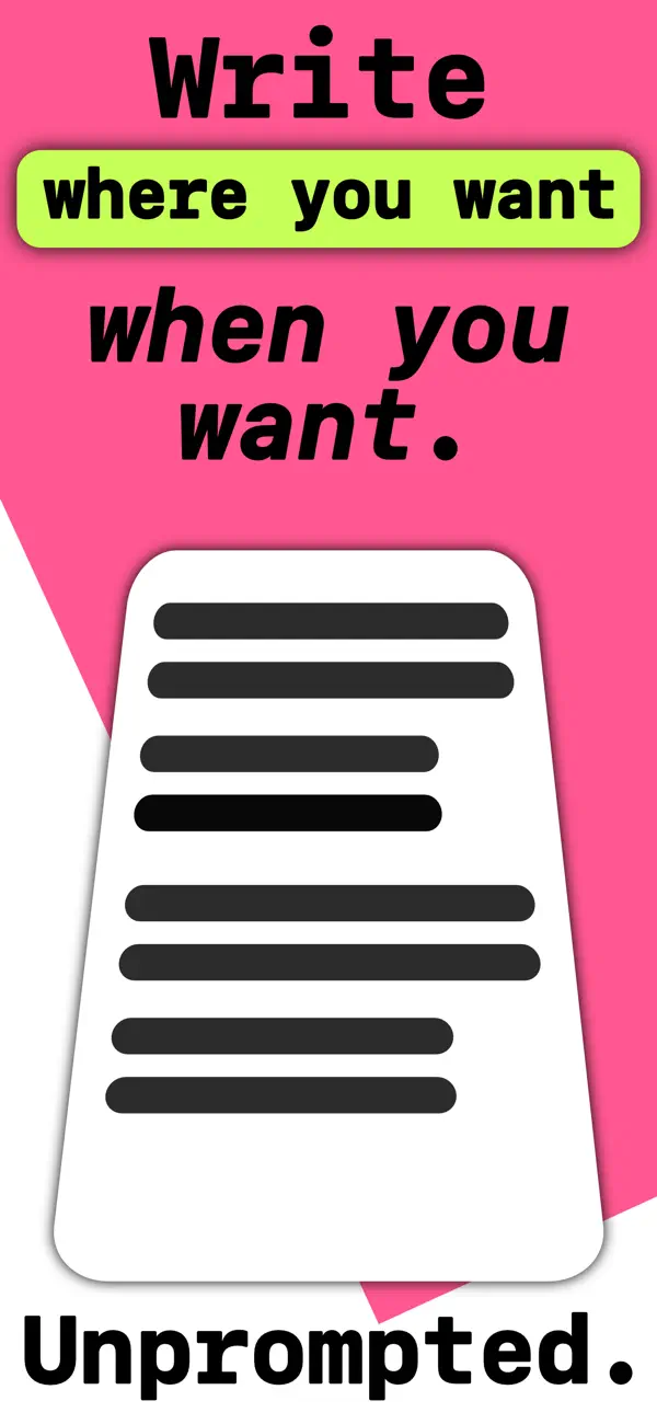 Write with focus mode